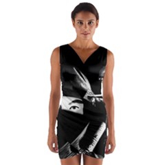 Ninja Wrap Front Bodycon Dress by Valentinaart