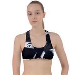 Ninja Criss Cross Racerback Sports Bra by Valentinaart