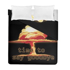 Nuclear Explosion Duvet Cover Double Side (full/ Double Size) by Valentinaart