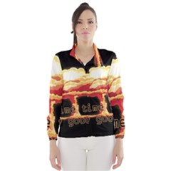 Nuclear Explosion Wind Breaker (women) by Valentinaart