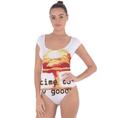 Nuclear Explosion Short Sleeve Leotard 