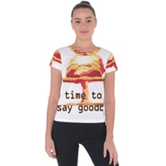 Nuclear Explosion Short Sleeve Sports Top 