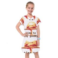 Nuclear Explosion Kids  Drop Waist Dress