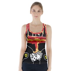 Nuclear Explosion Trump And Kim Jong Racer Back Sports Top