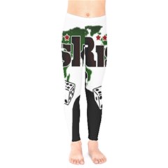 Nuclear Explosion Trump And Kim Jong Kids  Legging