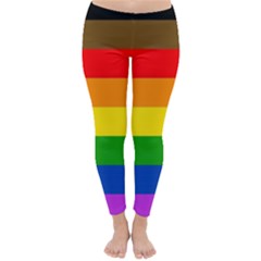 Philadelphia Pride Flag Classic Winter Leggings by Valentinaart