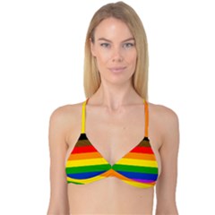 Philadelphia Pride Flag Reversible Tri Bikini Top by Valentinaart