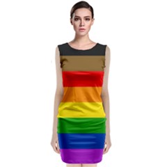 Philadelphia Pride Flag Classic Sleeveless Midi Dress by Valentinaart