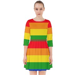 Philadelphia Pride Flag Smock Dress by Valentinaart