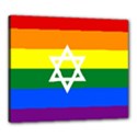 GAY PRIDE Israel Flag Canvas 24  x 20  View1