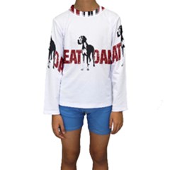 Great Dane Kids  Long Sleeve Swimwear by Valentinaart