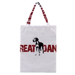 Great Dane Classic Tote Bag by Valentinaart