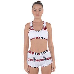 Great Dane Racerback Boyleg Bikini Set by Valentinaart