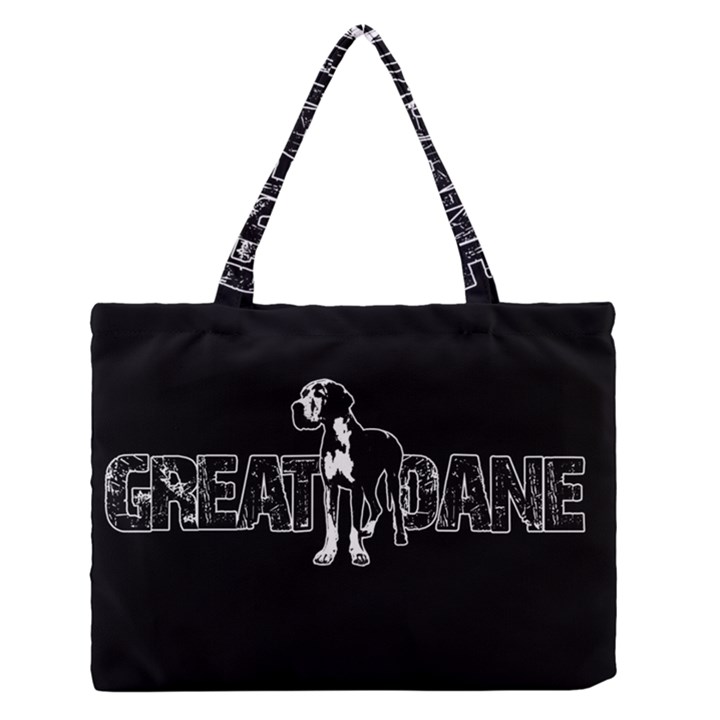 Great Dane Medium Zipper Tote Bag