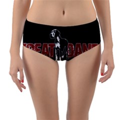 Great Dane Reversible Mid-waist Bikini Bottoms