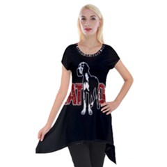 Great Dane Short Sleeve Side Drop Tunic by Valentinaart