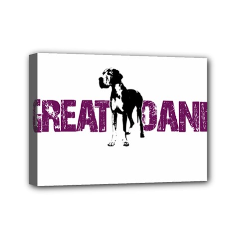 Great Dane Mini Canvas 7  X 5  by Valentinaart