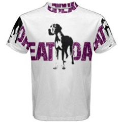 Great Dane Men s Cotton Tee by Valentinaart