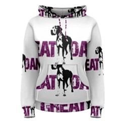 Great Dane Women s Pullover Hoodie by Valentinaart