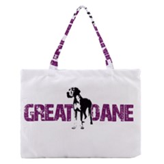 Great Dane Medium Zipper Tote Bag by Valentinaart