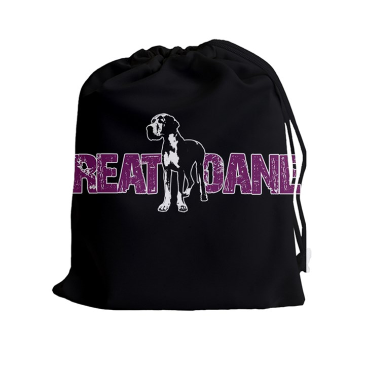 Great Dane Drawstring Pouches (XXL)