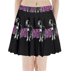 Great Dane Pleated Mini Skirt by Valentinaart