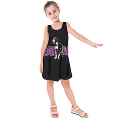 Great Dane Kids  Sleeveless Dress by Valentinaart