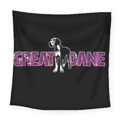 Great Dane Square Tapestry (large) by Valentinaart