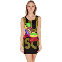 Roller Skater 80s Bodycon Dress by Valentinaart