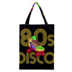 Roller Skater 80s Classic Tote Bag by Valentinaart