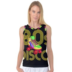 Roller Skater 80s Women s Basketball Tank Top by Valentinaart