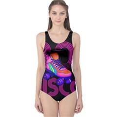 Roller Skater 80s One Piece Swimsuit by Valentinaart