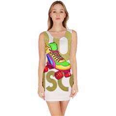 Roller Skater 80s Bodycon Dress by Valentinaart