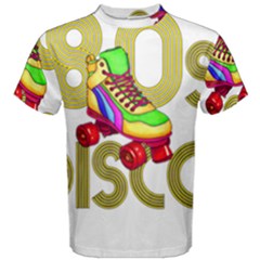 Roller Skater 80s Men s Cotton Tee by Valentinaart