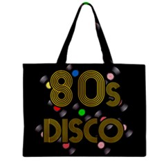  80s Disco Vinyl Records Zipper Mini Tote Bag by Valentinaart