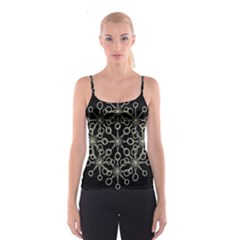 Ornate Chained Atrwork Spaghetti Strap Top by dflcprints