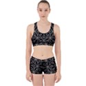 Ornate Chained Atrwork Work It Out Sports Bra Set View1