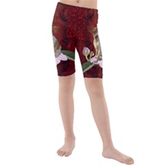 Sweet Little Chihuahua Kids  Mid Length Swim Shorts by FantasyWorld7