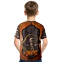 Halloween, Funny Mummy With Pumpkins Kids  Sport Mesh Tee View2