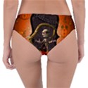 Halloween, Funny Mummy With Pumpkins Reversible Classic Bikini Bottoms View2