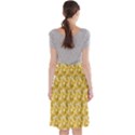 Yellow Banana Pattern Midi Beach Skirt View2