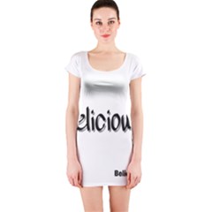 Belicious Logo Short Sleeve Bodycon Dress by beliciousworld