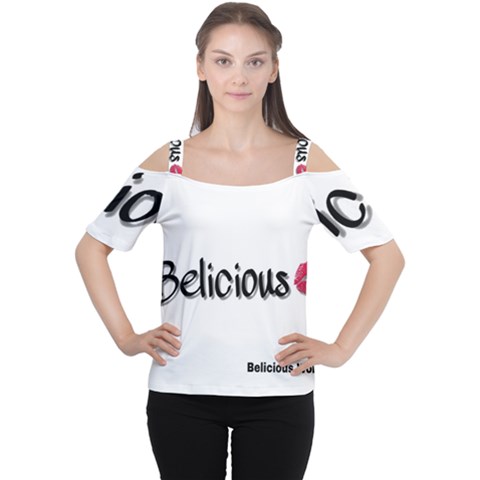 Belicious Logo Cutout Shoulder Tee by beliciousworld