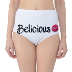 Belicious Logo High-waist Bikini Bottoms