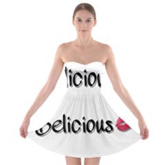 Belicious Logo Strapless Bra Top Dress by beliciousworld