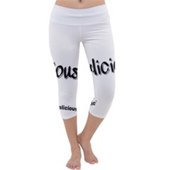 Belicious Logo Capri Yoga Leggings by beliciousworld