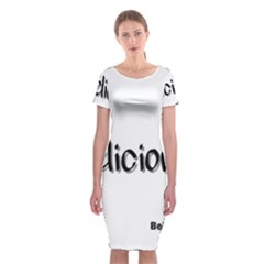 Belicious Logo Classic Short Sleeve Midi Dress by beliciousworld