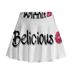 Belicious Logo Mini Flare Skirt