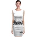 Belicious Logo Sleeveless Velvet Midi Dress View1