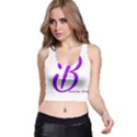 Belicious World  B  purple Racer Back Crop Top View1